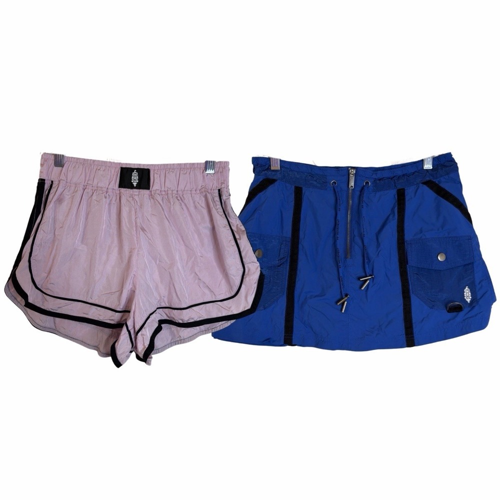 Free People Movement Set Of 2 Athletic Shorts And Skorts Size Medium